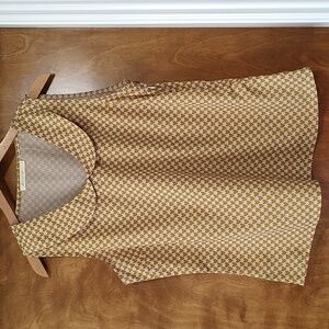 Comme toi blousy tank top with gold hearts